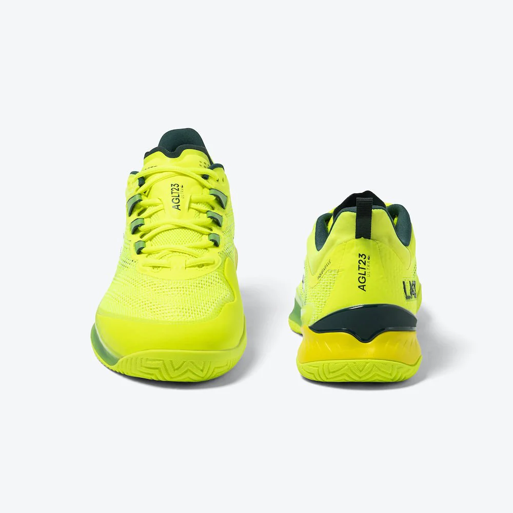 Lacoste AG-LT23 Ultra Men’s Tennis Shoes - Yellow - Image 3