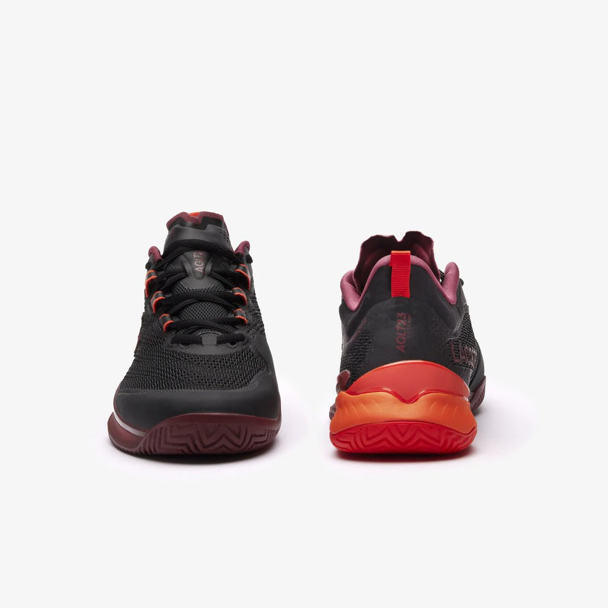 Lacoste AG-LT23 Ultra Men's Tennis Shoes-Maroon/Black - Image 5