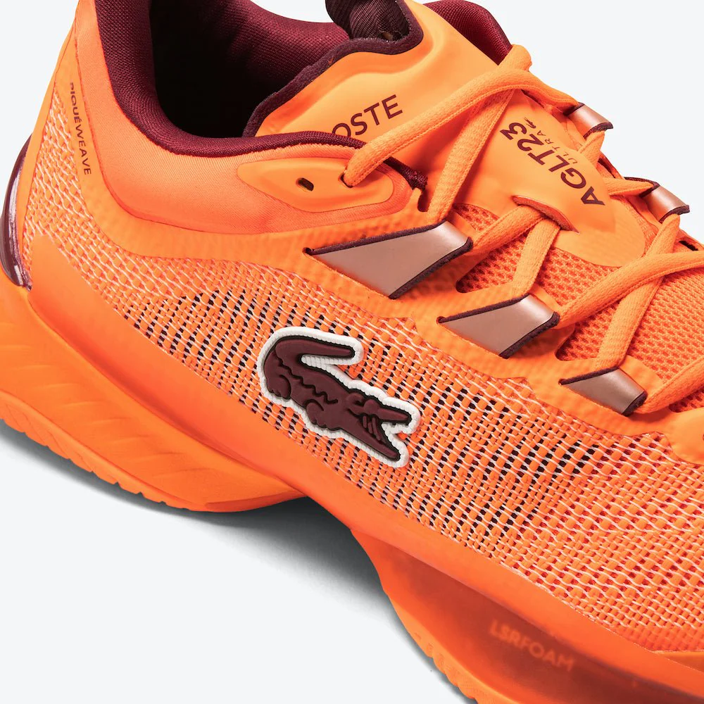 Lacoste AG-LT23 Ultra Men’s Tennis Shoes - Orange - Image 4